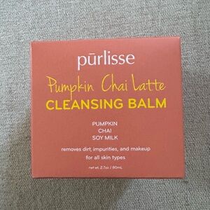 Purlisse Pumpkin Chai Latte Cleansing Balm - Warm Orange